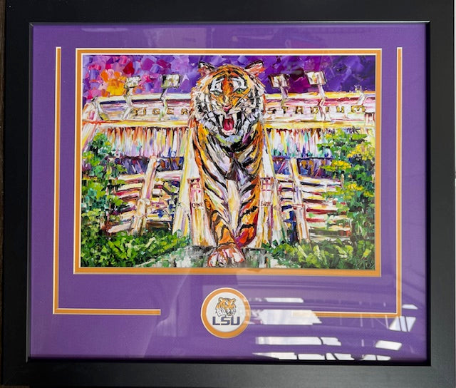 Newest LSU TIGER PAINTING