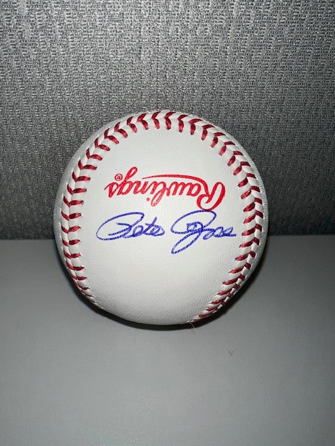 Pete Rose Autographed deals Baseball w/COA