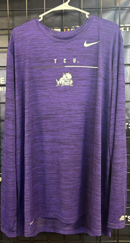 Nike TCU Dri-Fit Women's Long Sleeve Shirt Size XXL