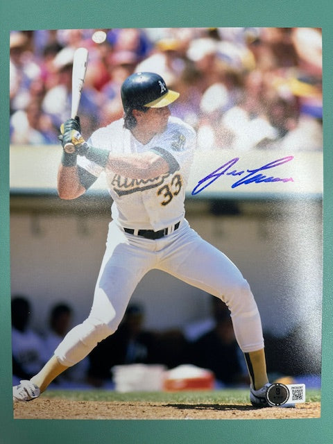 Oakland Athletics Jose Canseco Signed 8x10 with Beckett COA