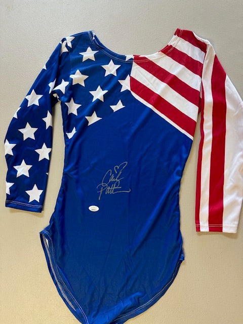 American Gymnast Carly Patterson Signed Singlet with JSA COA