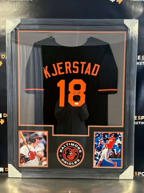 Baltimore Orioles Heston Kjerstad Signed Framed Jersey JSA COA