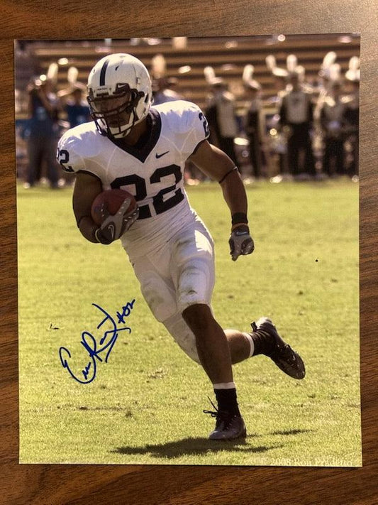 Penn State Evan Royster Signed 8x10 Photo