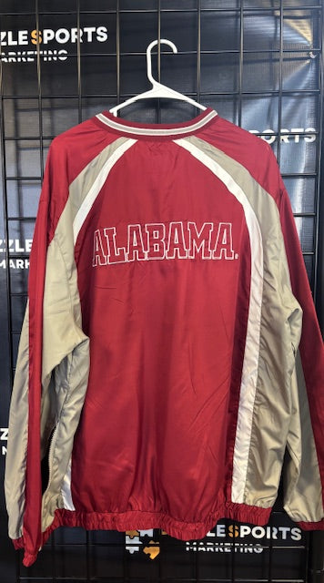 Vintage Alabama College Football Windbreaker Crewneck Red Size XLarge