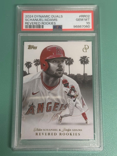 2024 Dynamic Duals SCHANUEL/ADAMS GEM MT 10 #RR02 Trading Card