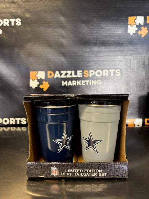 NFL Dallas Cowboys Tailgate Set 16oz Limited Edition