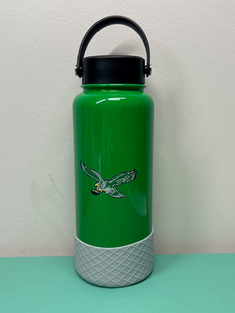 Philadelphia Eagles NFL 18oz Fly Eagles Fly Stainless Steel Travel Green Tumbler