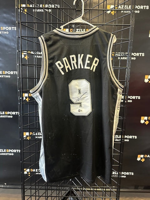 San Antonio Spurs Tony Parker Autographed Jersey Beckett