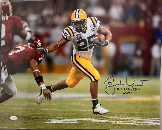 LSU Tigers Justin Vincent Signed/Inscribed 16x20 with JSA COA