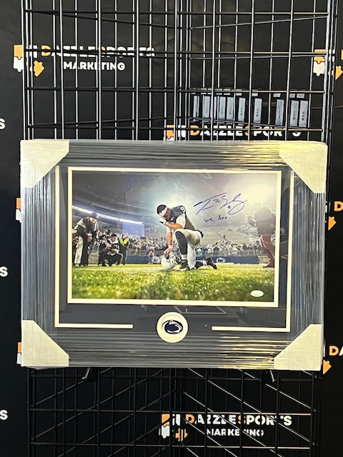 Penn State Nittany Lions Trace McSorley Signed/Inscribed Framed 11x17 with JSA COA