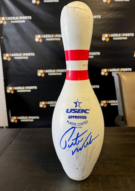 Pete Weber Signed Bowling Pin with JSA COA