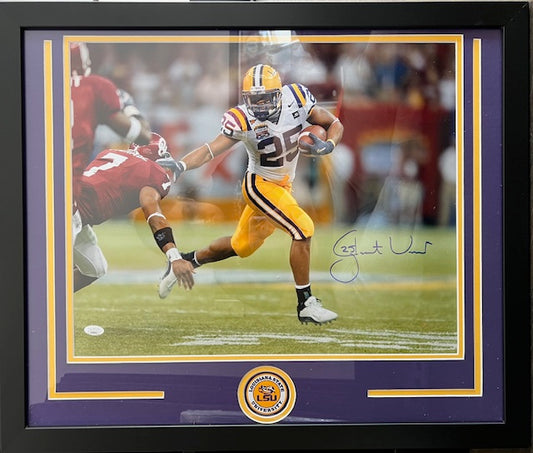 LSU Tigers Justin Vincent Signed Framed 16x20 with JSA COA