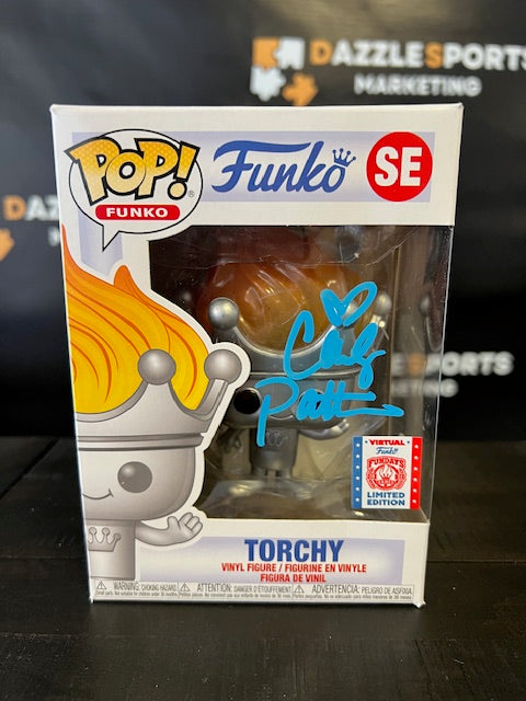 Carly Patterson Signed Torchy Funko Pop with JSA COA