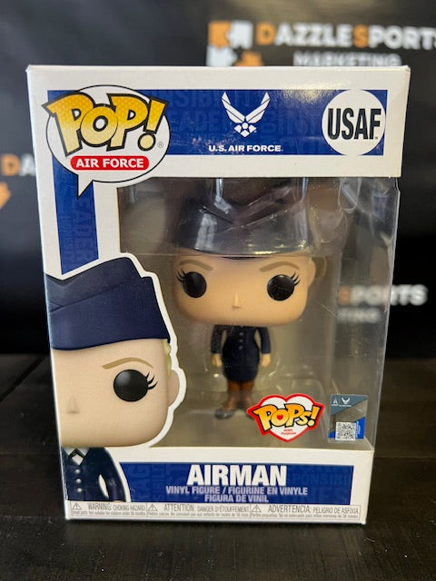 United States Air Force Female Airman in Blue Funko Pop