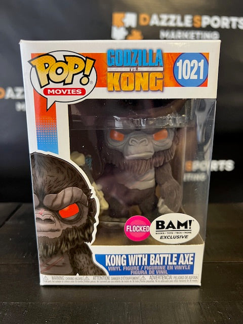 Godzilla Vs. Kong Movie Kong with Battle Axe Exclusive Funko Pop #1021