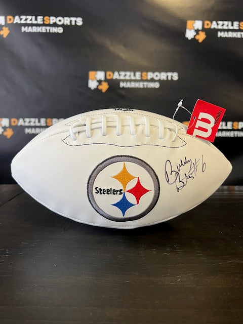 Pittsburgh Steelers Bubby Brister Signed Football with JSA COA