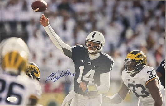 Penn State Nittany Lions Christian Hackenburg Signed 11x17 with JSA COA