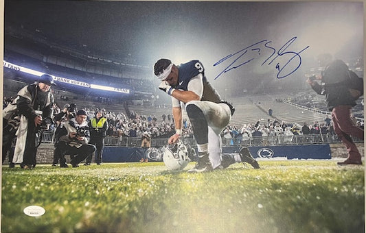 Penn State Nittany Lions Trace McSorley Signed Horizontal 11x17 with JSA COA