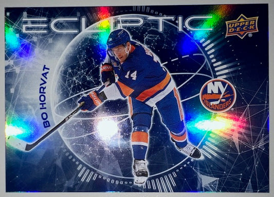 New York Islanders Bo Horvat Unsigned Upper Deck Ecliptic Card