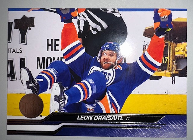 Edmonton Oilers Leon Draisaitl Unsigned Upper Deck Card