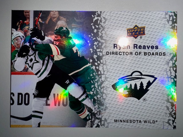 Minnestoa Wild Ryan Reaves Unsigned Upper Deck Card