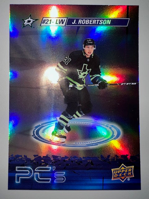 Dallas Stars Jason Robertson Unsigned Upper Deck Card