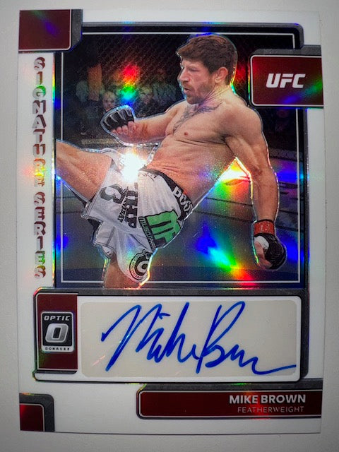 UFC Mike Brown Signed 2023 Panini Card