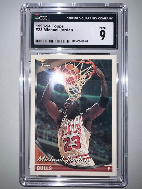 1993-94 Topps #23 Michael Jordan Mint 9 Trading Card