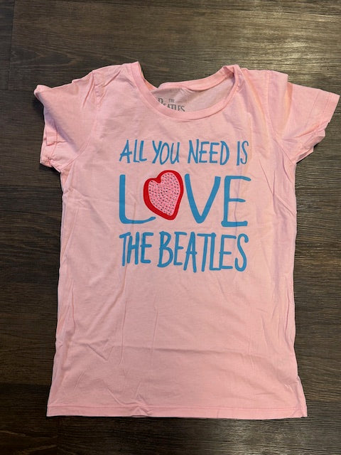 The Beatles All You Need Is Love Women's T-Shirt Size L