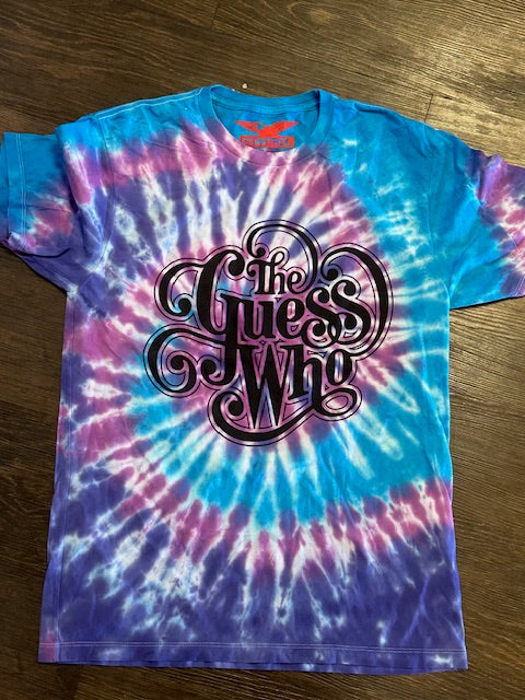 The Guess Who T-Shirt Purple Tie Dye Size XL