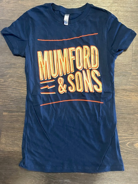 Men's Mumford & Sons Retro Logo T-shirt Womens Size M