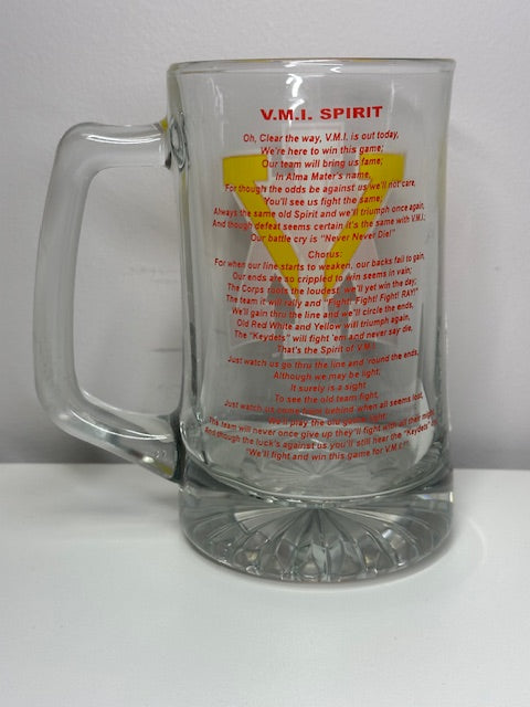 VMI Virginia Military Institute Drinking Glass Stein