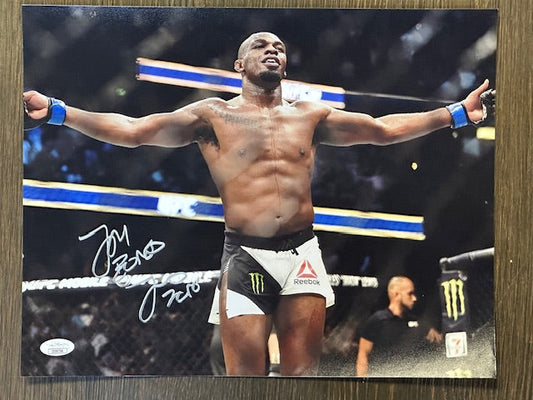 UFC Jon Jones Signed 11x14 Photo JSA COA