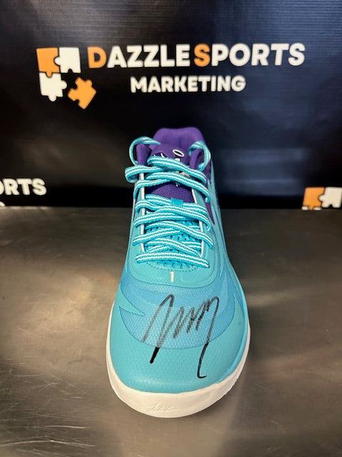 LaMelo Ball Signed Puma Basketball Shoe PSA COA