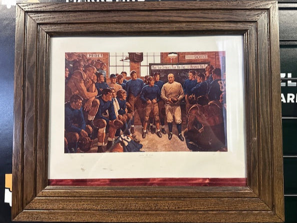 "The Coach" Football 13x20 Print By A.Friberg