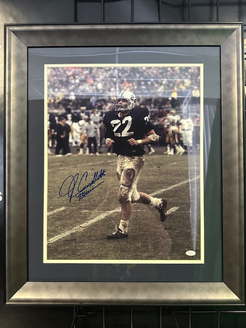 Penn State John Cappelletti Signed/Inscribed Framed 16x20 Photo JSA COA