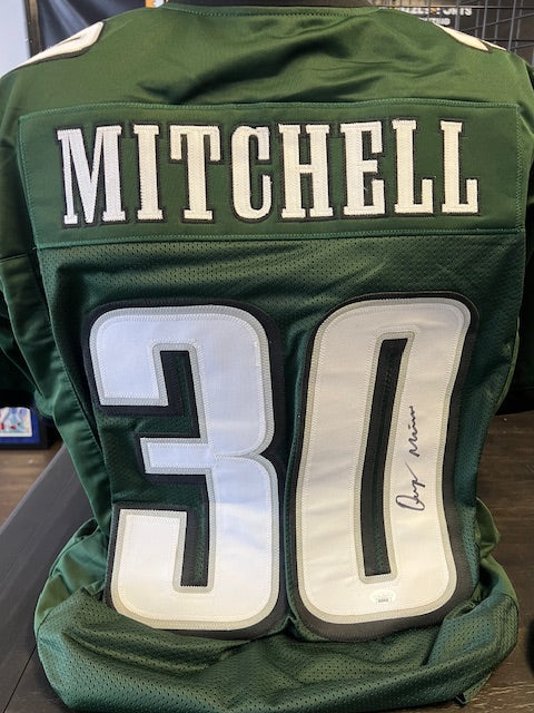 Philadelphia Eagles Quinyon Mitchell Signed Jersey with JSA COA