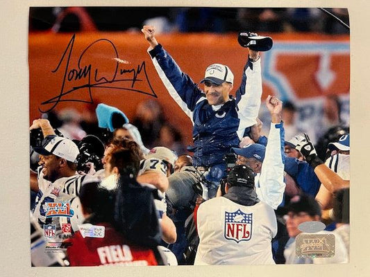 Indianapolis Colts Tony Dungy Signed 8x10 with Fanatics COA