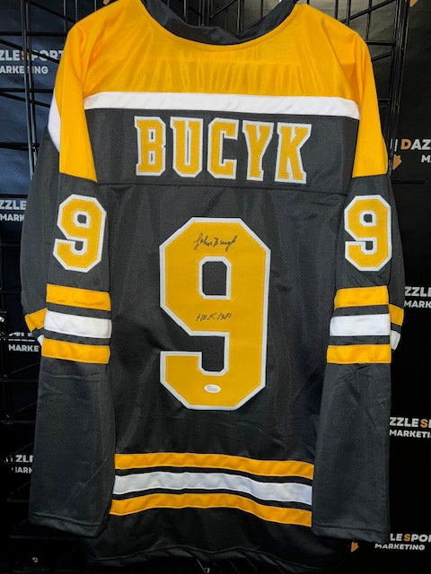 Boston Bruins Johnny Bucyk Signed Jersey with JSA COA