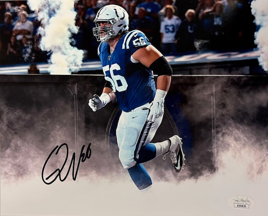 Indianapolis Colts Quenton Nelson Signed 8x10 with JSA COA