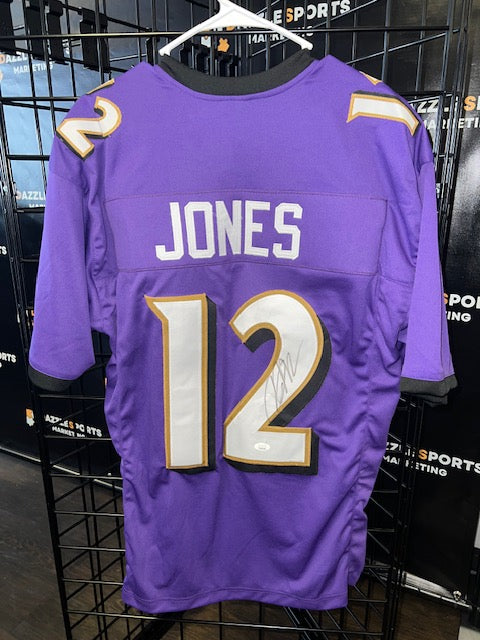 Baltimore Ravens Jacoby Jones Signed Jersey with JSA COA