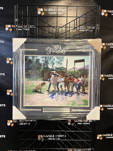 "The Sandlot" Signed by 8 Cast Members 16x20 Framed with PSA COA