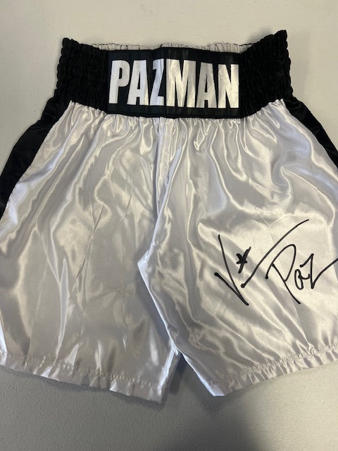 Vinny Paz Signed Boxing Trunks with JSA COA