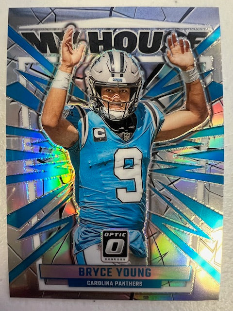 Carolina Panthers Bryce Young Optic Donruss Card #5