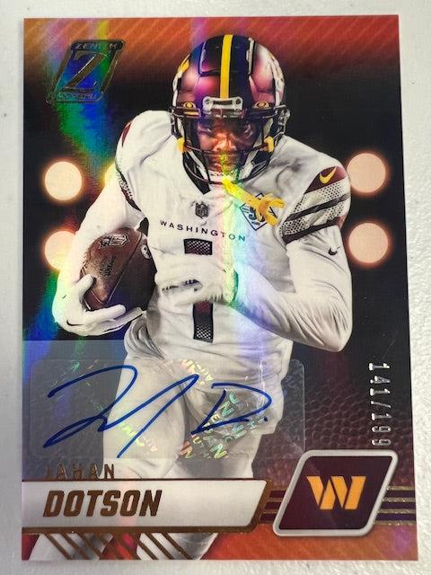 Washington Commanders Jahan Dotson 2023 Panini Zenith Football Card #99