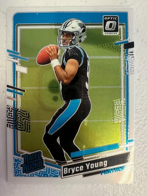 Carolina Panthers Bryce Young Optic Donruss Card #213