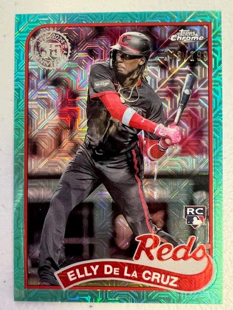 Cincinnati Reds Elly De La Cruz Topps Chrome Card #2T98C-50