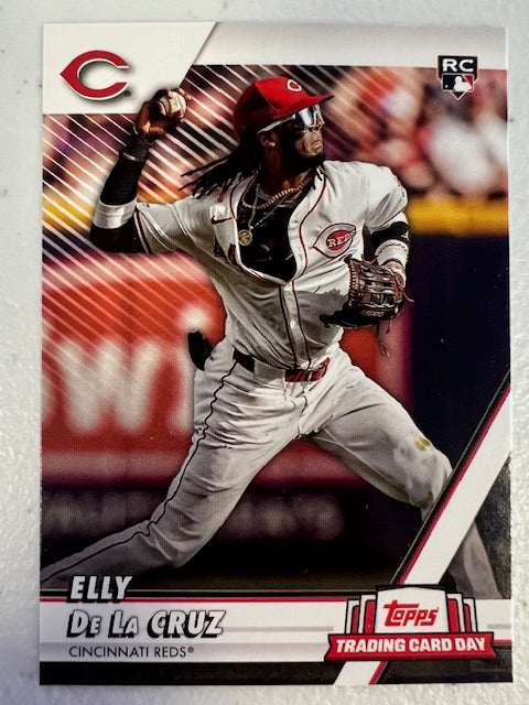 Cincinnati Reds Elly De La Cruz Topps Rookie Card NTCD-GWP1