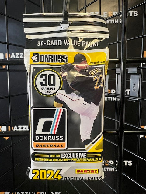 Paul Skenes 2024 Panini Donruss Baseball 30 Card Value Pack