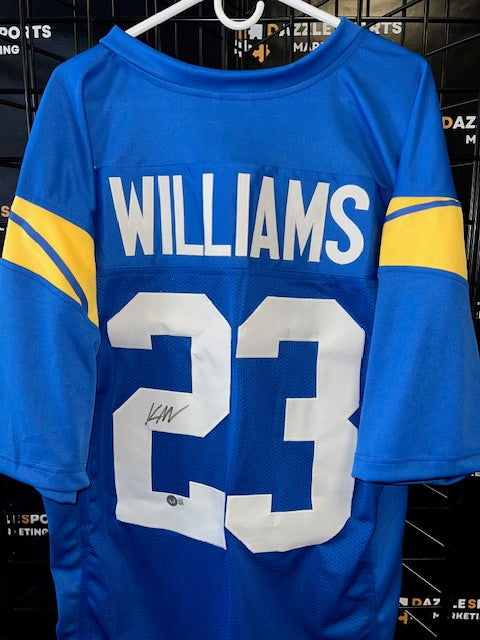 Autographed Rams Kyren Williams Signed Jersey with Beckett COA